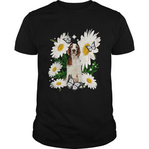 Welsh Springer Spaniel Daisy Flower Classic Shirt